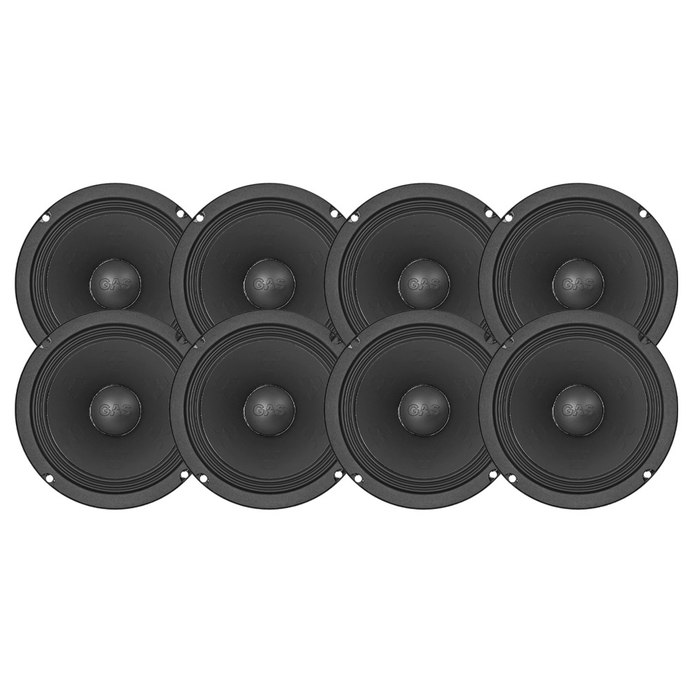 8-pack GAS MAX PMW1-64N, 6,5 tommers neo-midbas