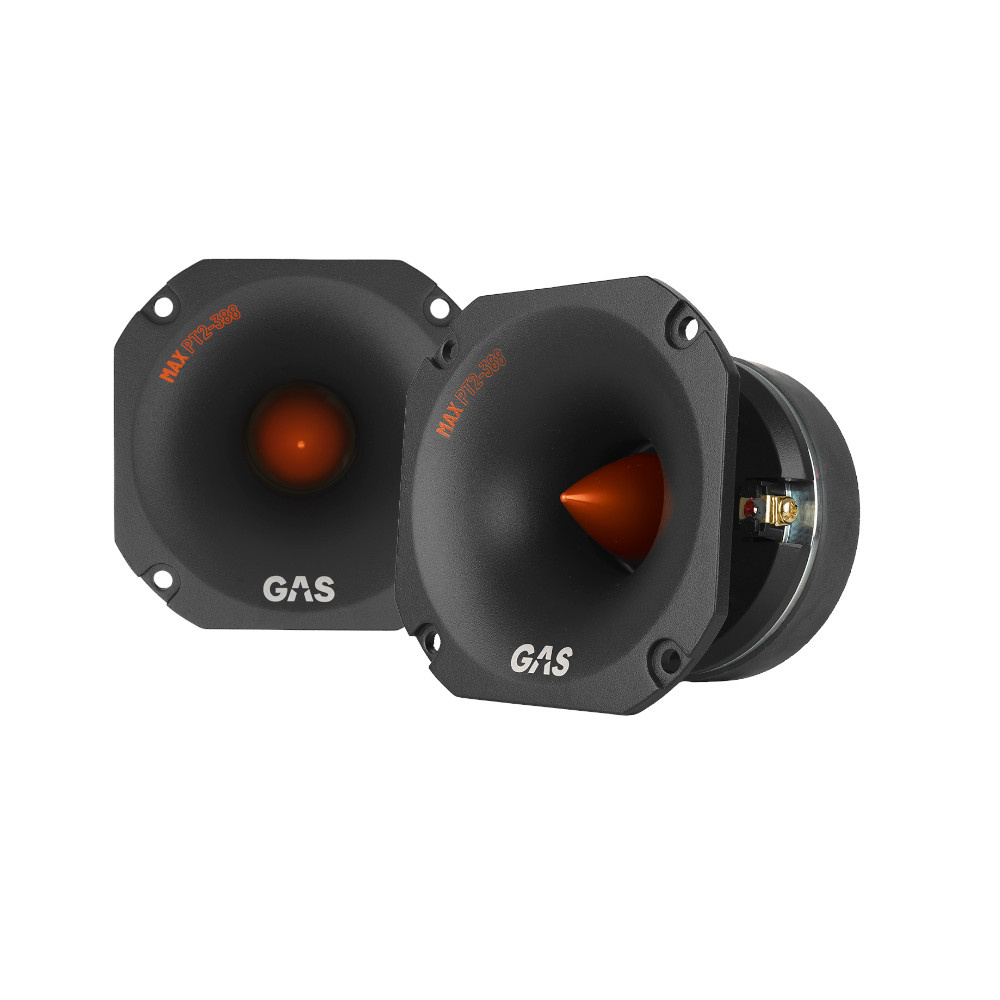 2-pak GAS MAX PT2-388 vanvittig tung horndiskant, 8 Ohm
