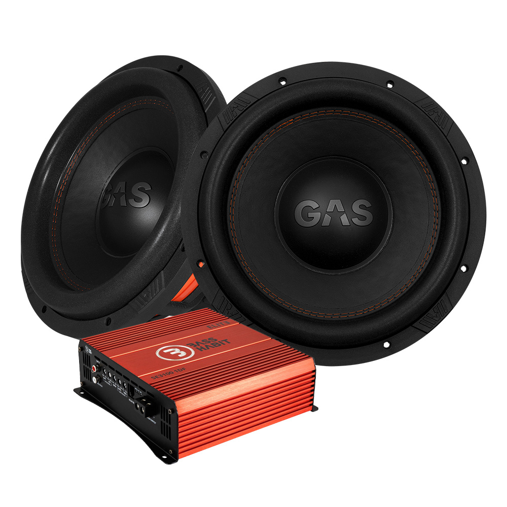 2-pak GAS MAX S1-12D1 & SPL ELITE 3100.1DF, baspakke