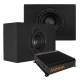 Slankt baspakke med dobbelt GAS MAX 6.5” subwooferer Slankt baspakke med dobbelt GAS MAX 6.5” subwooferer