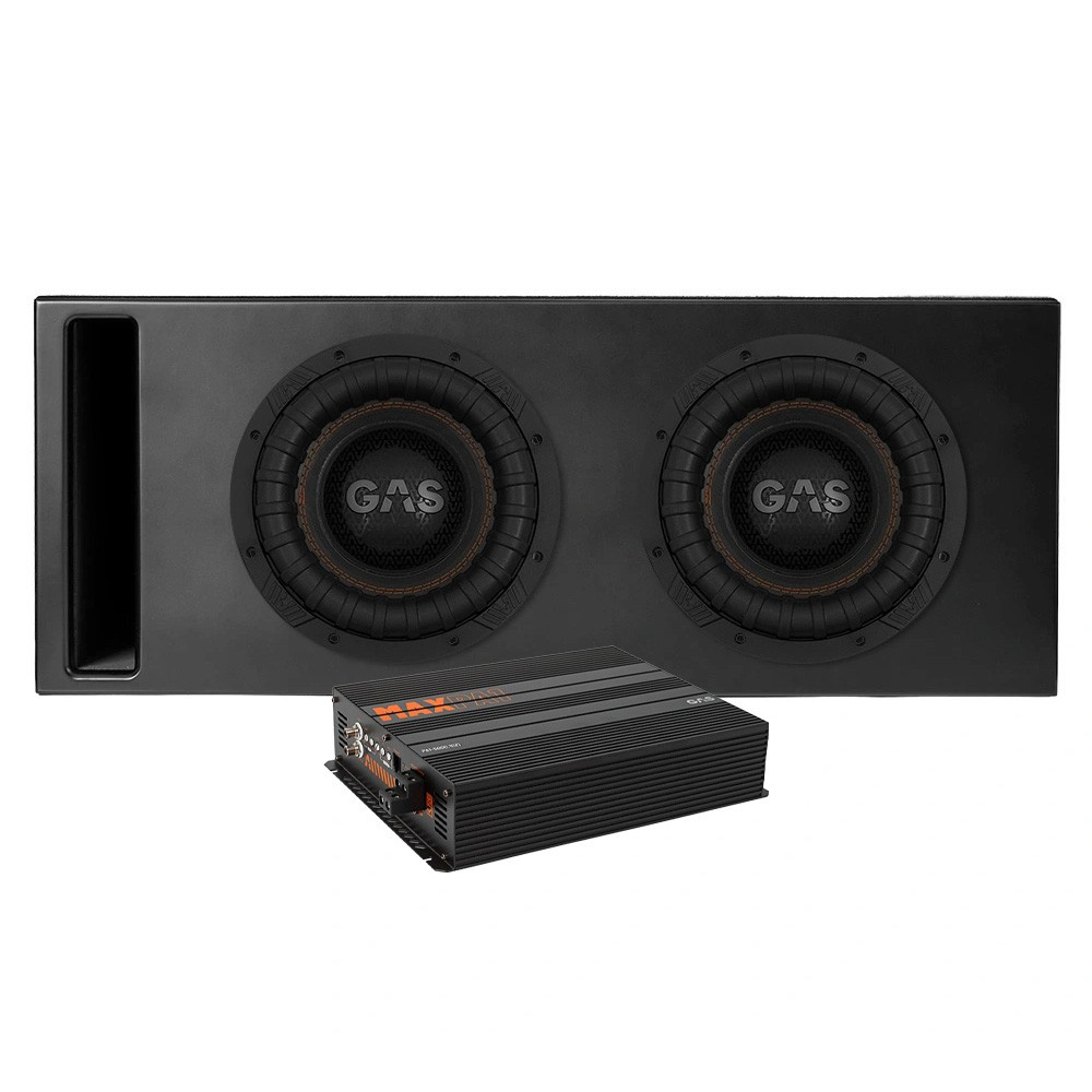 GAS MAX S2-10D1 i Comp-kasse med PA1-5000.1DZ1, 2x10-baspakke