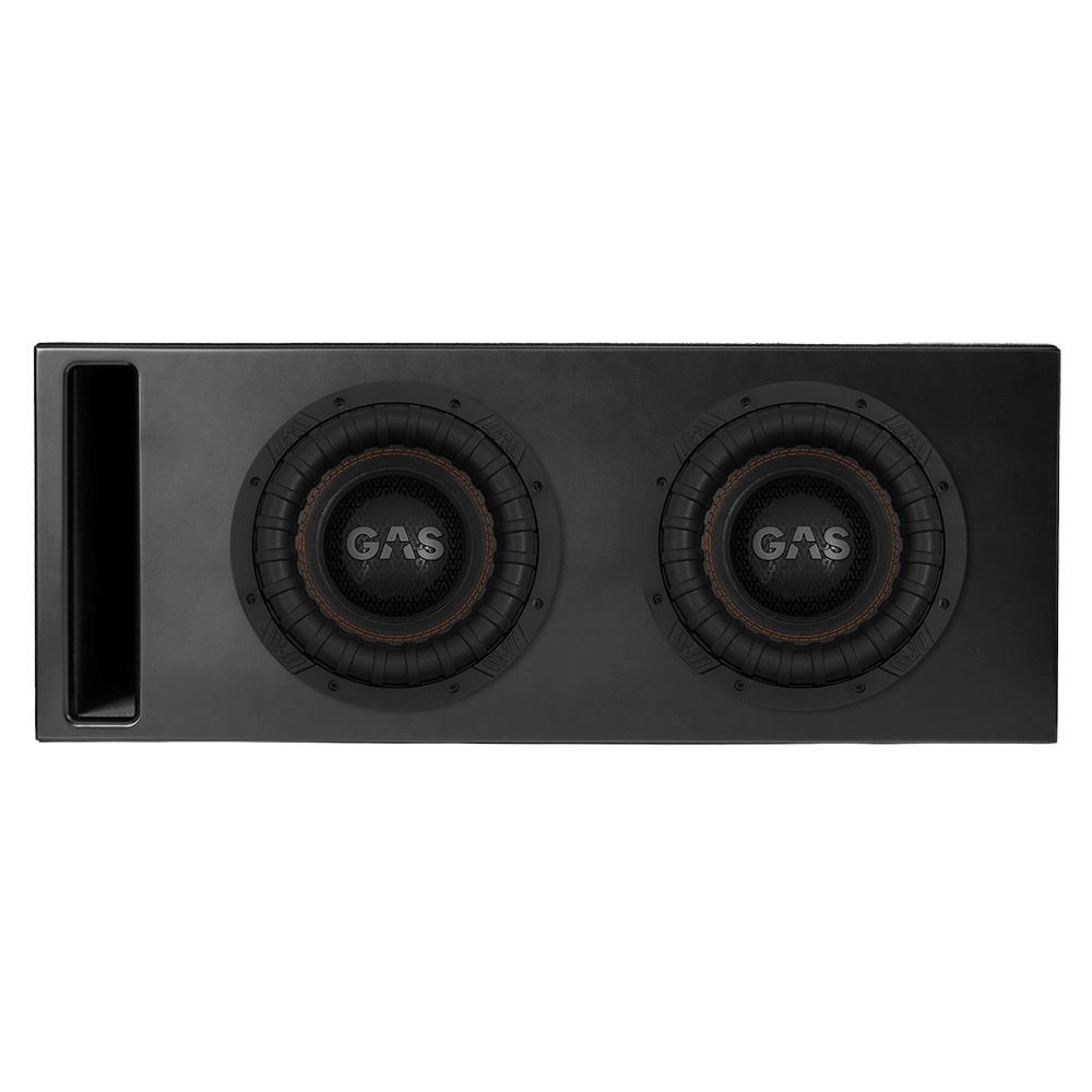 Portet 2x10 tommer Comp-kasse med 2 stk GAS MAX S2-10D1