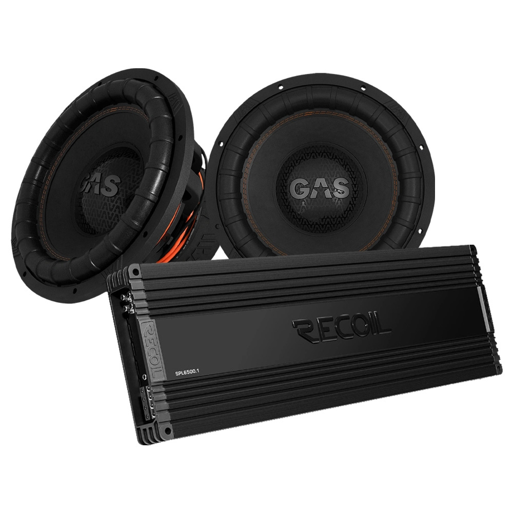 2-pak GAS MAX S2-15D1 med Recoil SPL6500.1, 2x15