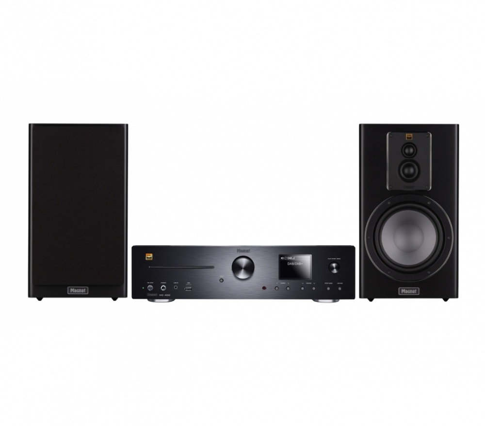 Magnat MC400 & Signature S603 Sorte Stereo Pakke Stativhøjttalere