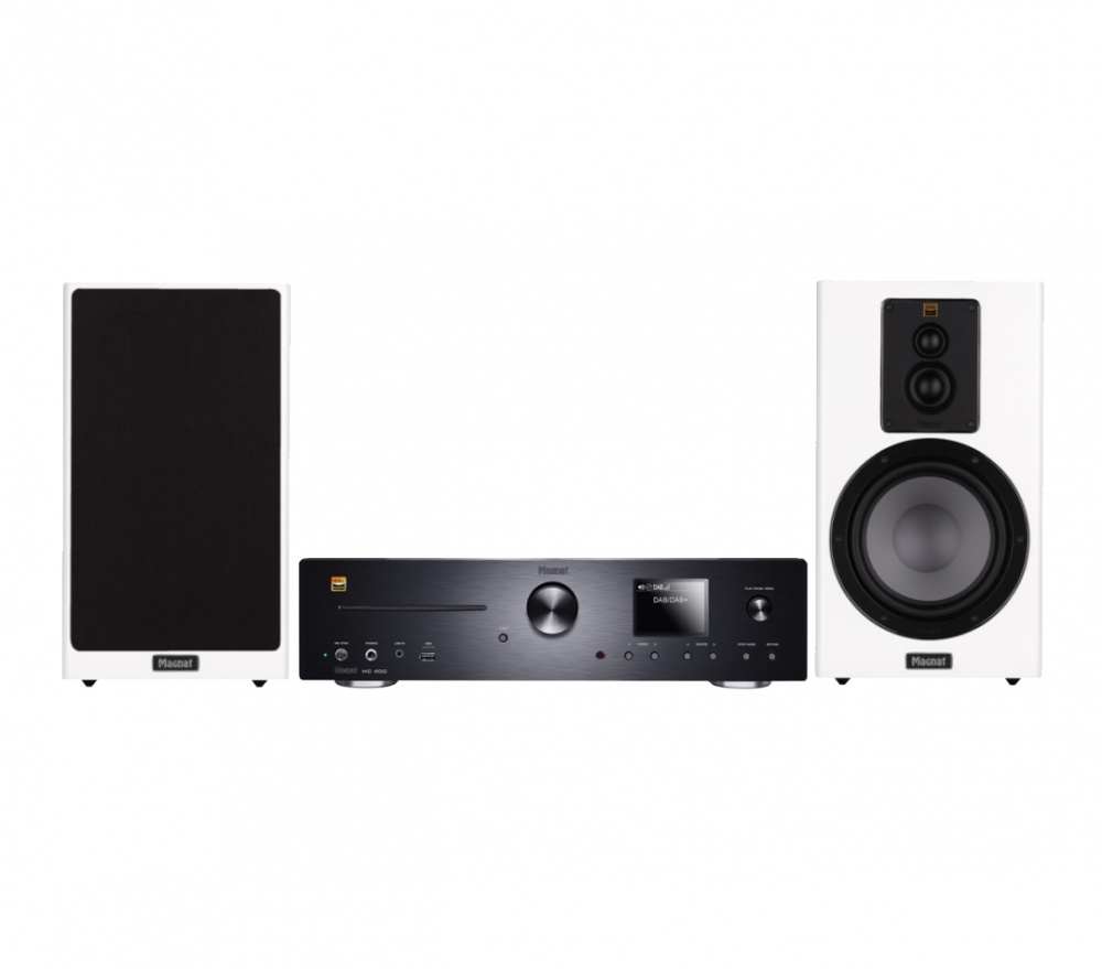 Magnat MC400 & Signature S603 i hvid, stereopakke