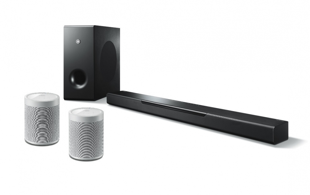 Yamaha MusicCast BAR400 med trådlösa surroundhögtalare