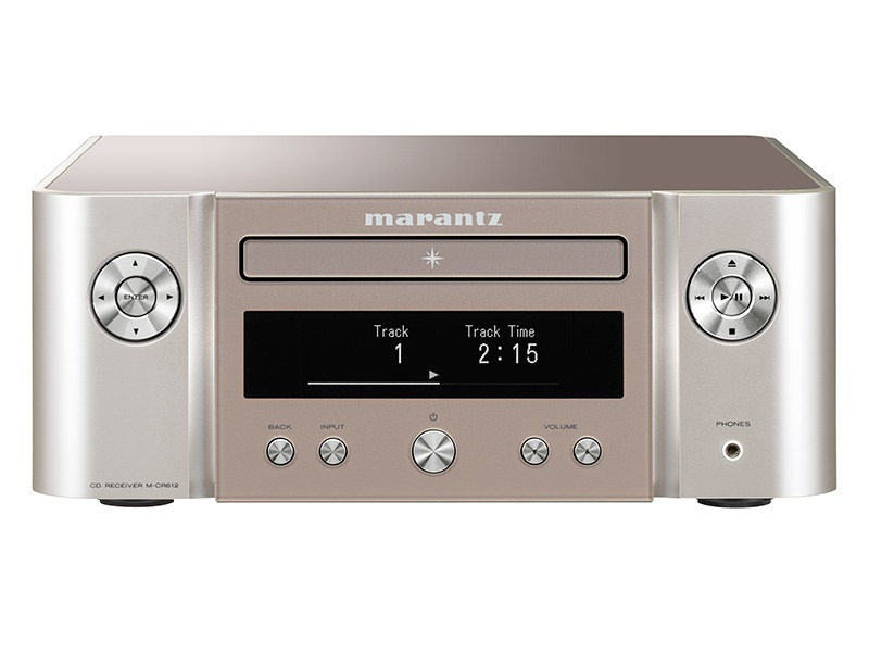 Marantz MCR-612 i guld & sorte Magnat Monitor S30, stereopakke