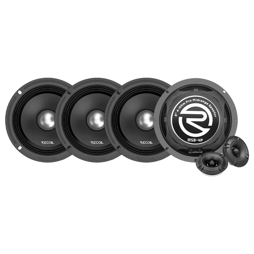 4-pack Recoil MS8-4P med RLT250, SPL-pakke