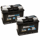 Batteripakke, 2 stk Nordmax AGM-batteri, 70Ah / 12V Batteripakke, 2 stk Nordmax AGM-batteri, 70Ah / 12V