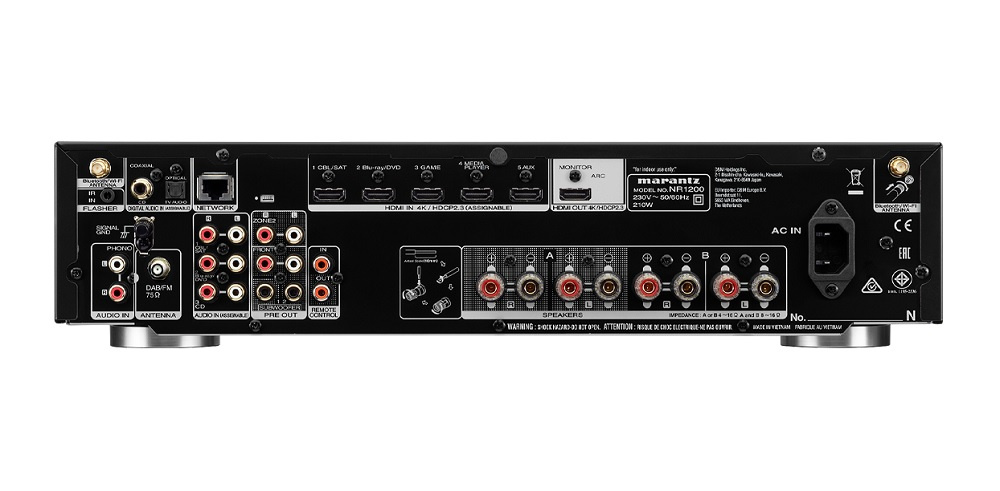 Marantz NR1200 & Dynavoice Definition DF-8, vit Hembiopaket 2.1