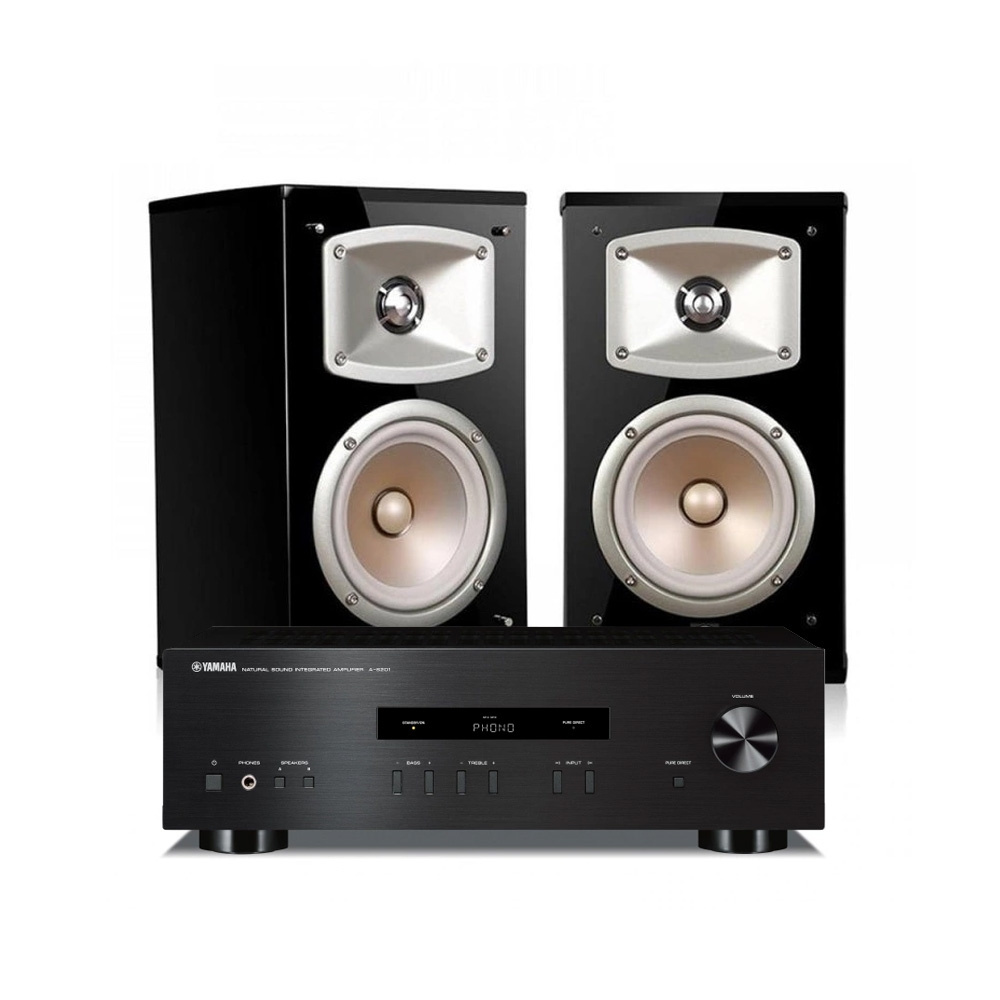 Yamaha NS-333 med A-S201 MK II, kompakt stereopakke