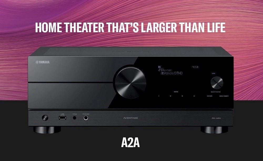 Yamaha NS-777 hjemmebiografpakke 5.1 med subwoofer og RX-A2A