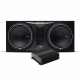 Rockford Fosgate P1-2x12 & Bass Habit Rebel RA1200W, baspakke Rockford Fosgate P1-2x12 & Bass Habit Rebel RA1200W, baspakke