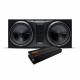 Rockford Fosgate P3 2x12 subwooferkasse & GAS MAX A2-2500.1DL, subwooferpakke Rockford Fosgate P3 2x12 subwooferkasse & GAS MAX A2-2500.1DL, subwooferpakke