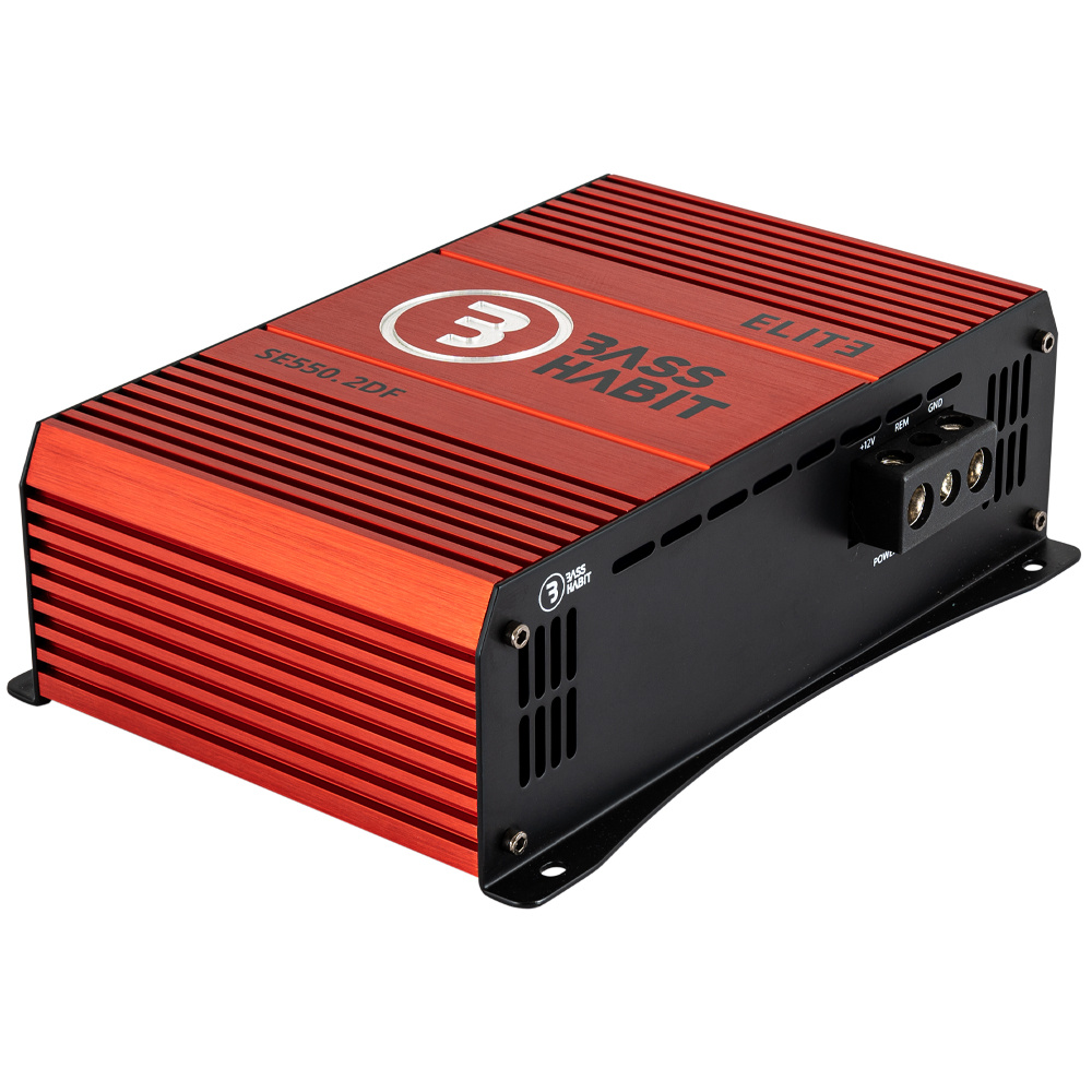 2-pak Rockford Fosgate P3D2-12 & Bass Habit SE550.2DF, baspaket i byggesæt