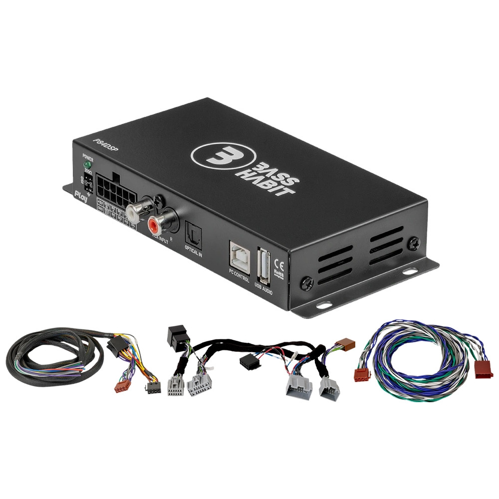 Bass Habit P84DSP, 8-kanals lydprocessor/DSP til Volvo 2007-2016 (Performance)