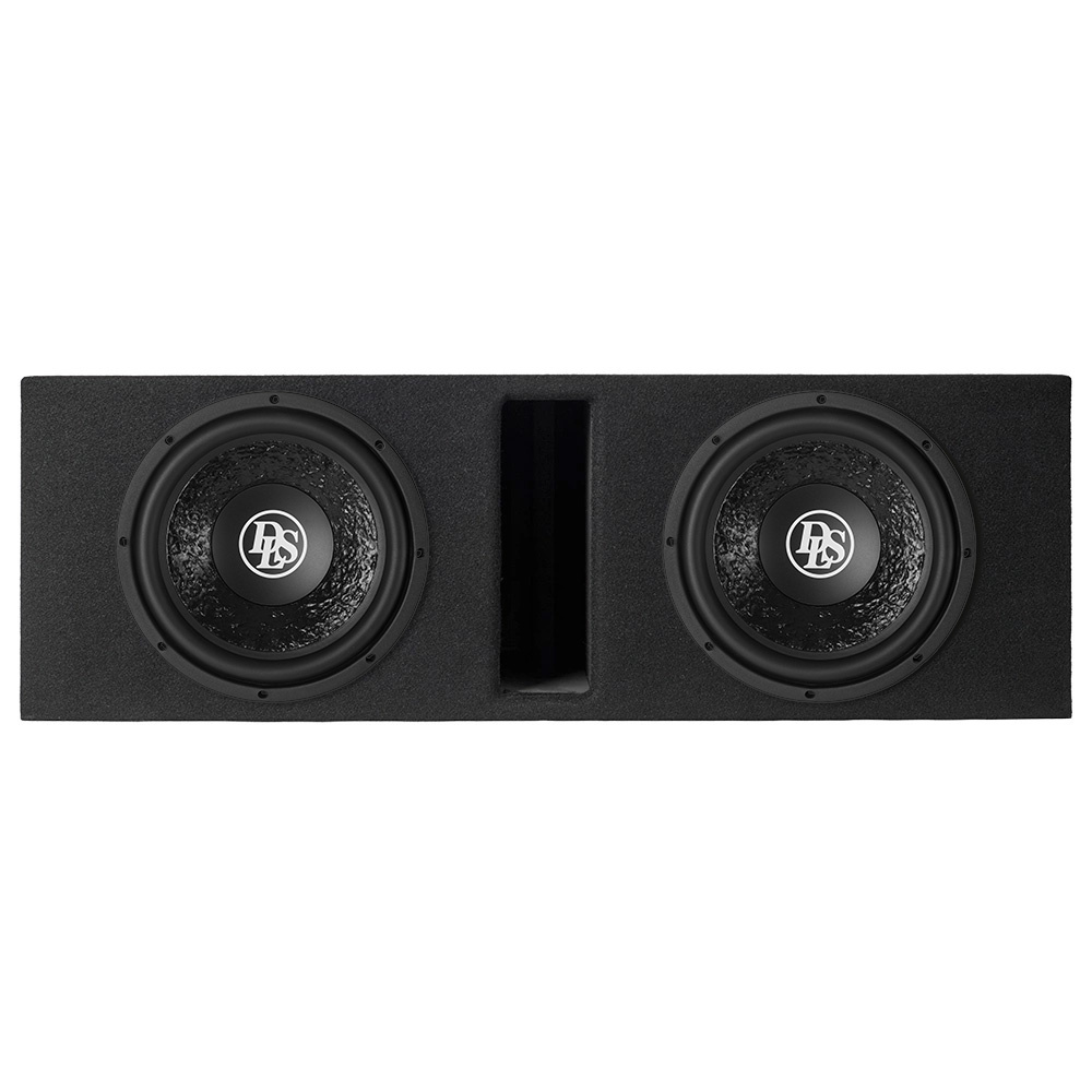 Portet 2x10 tommers basboks med 2 stk DLS PE10.D2