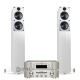 Marantz PM6006 & CD6006 med Q Acoustics Concept 40 - Vit Marantz PM6006 & CD6006 med Q Acoustics Concept 40 - Vit