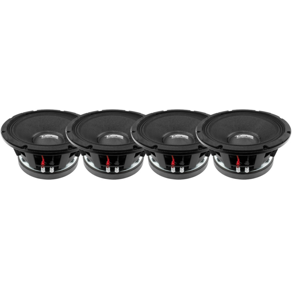 4-pack DS18 Pancadão PRO-1.5KP10.4, ekstrem 10 tommer midbass