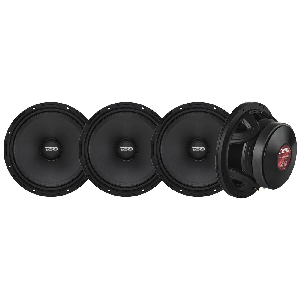 4-pack DS18 PROJECT360.84, 8-tommer midbas/mellemregister
