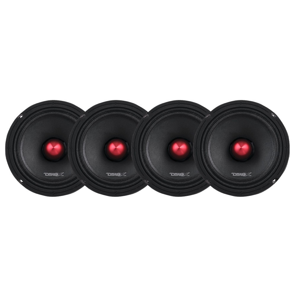 4-pak DS18 PRO-X6.4BM, 6,5-tommers midbas