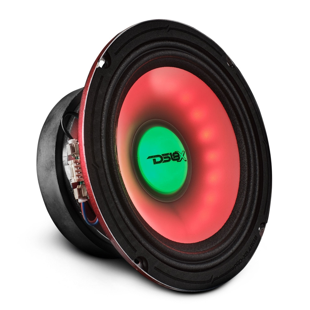 4-pack DS18 PRO-X6.4RGB, 6,5 tommer RGB LED-mellemtonebas