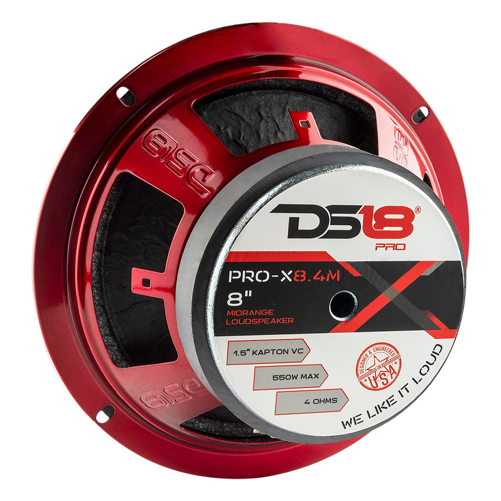 4-pack DS18 PRO-X8.4M, 8 tommer midbas