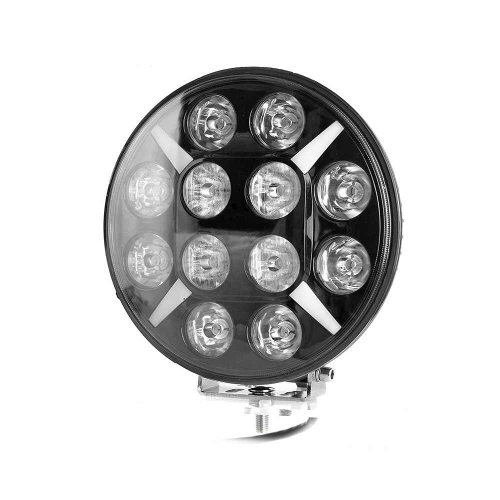 2-pak NIZLED R120DRL, 9 tommer / 22 cm ekstralys med DRL, 120W