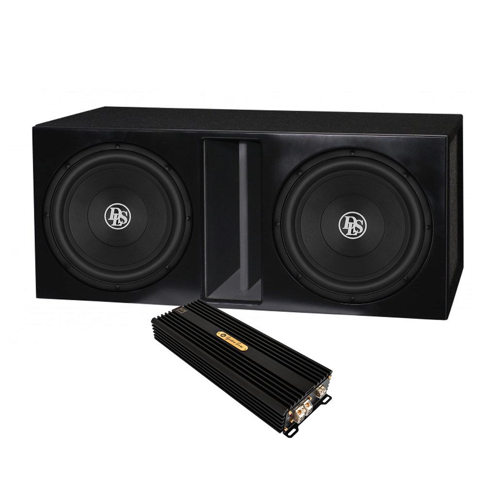 2-pak DLS RCW12.D2 i kasse med Signature S1, baspakke