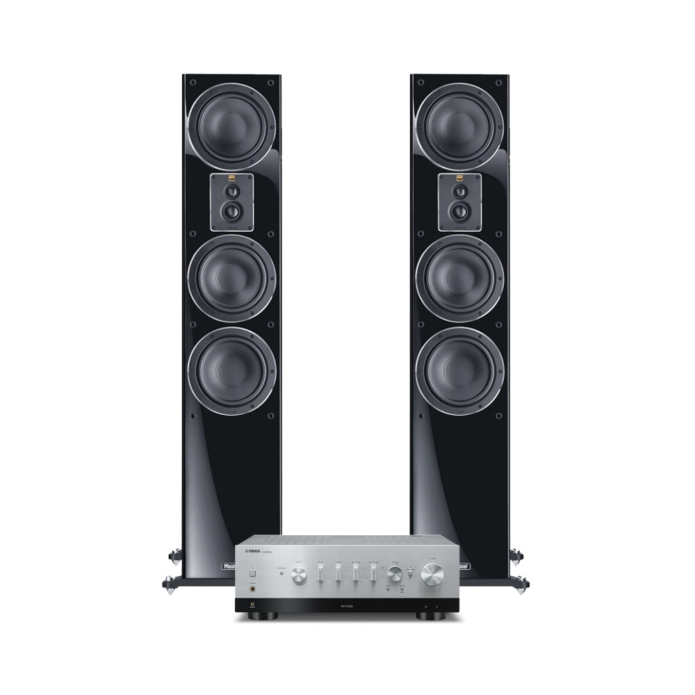 Yamaha R-N1000A & Signature S507, sort par