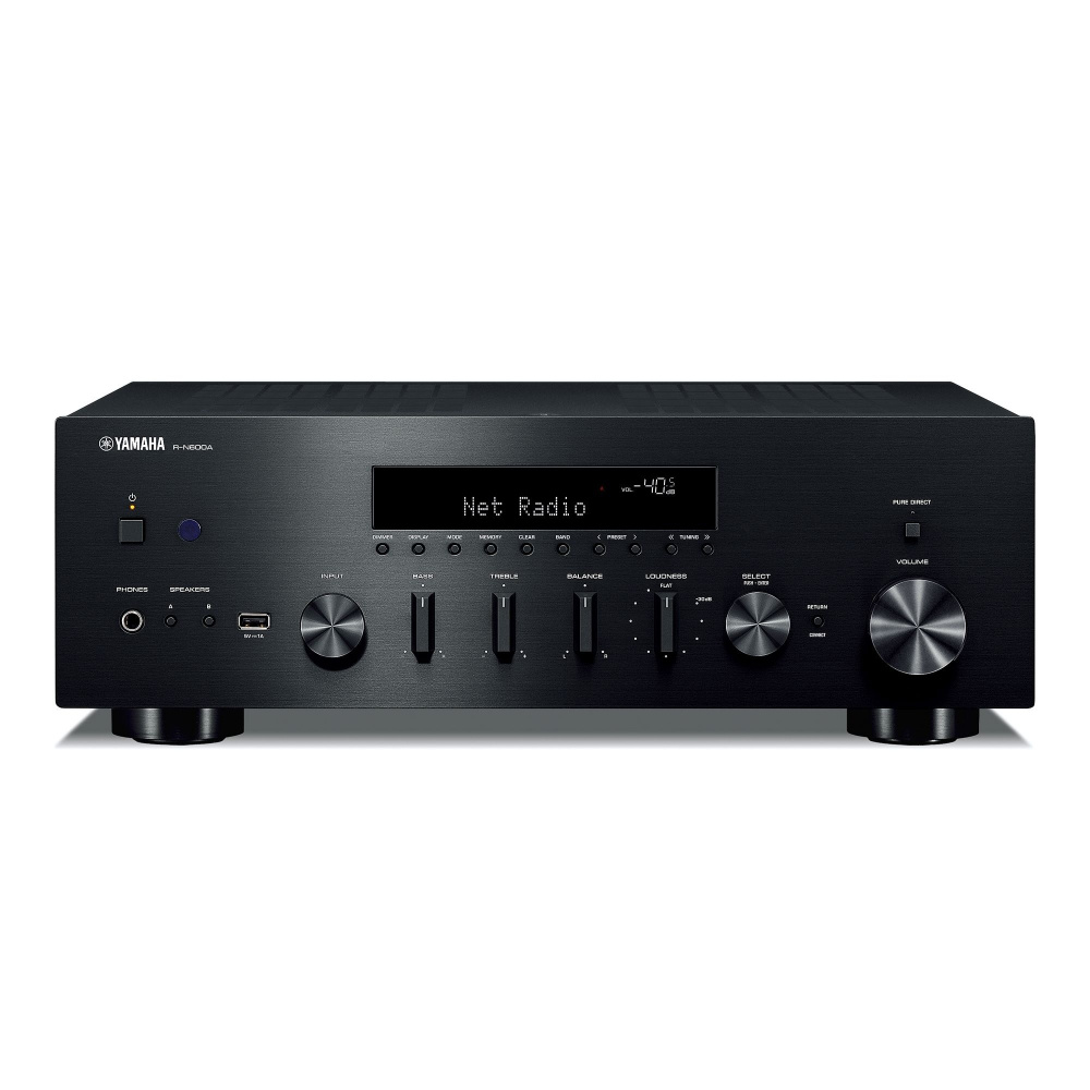 Yamaha R-N600A & DLS Flatbox D-One, stereopakke