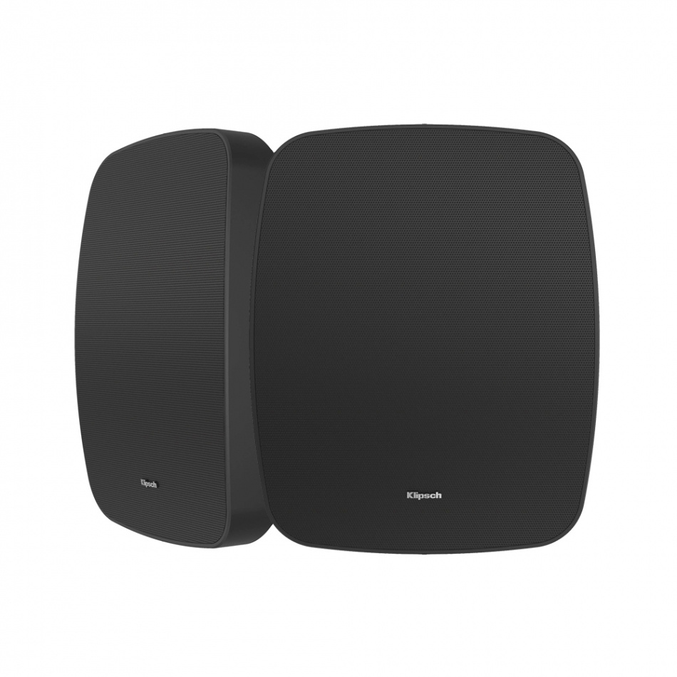 Wiim Amp Pro med Klipsch RSM-650, udendørspakke i sort