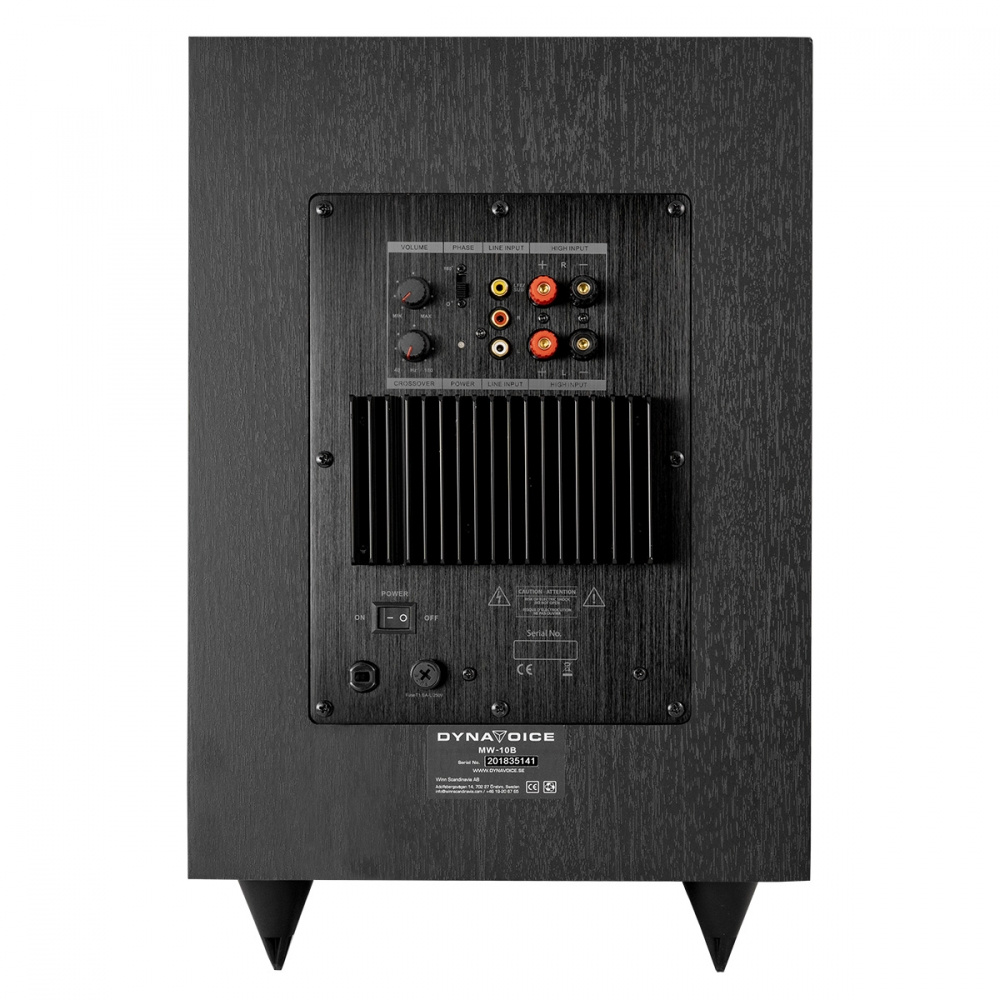 System One S15B & Dynavoice Magic MW10 2.1 højttalersæt, sort