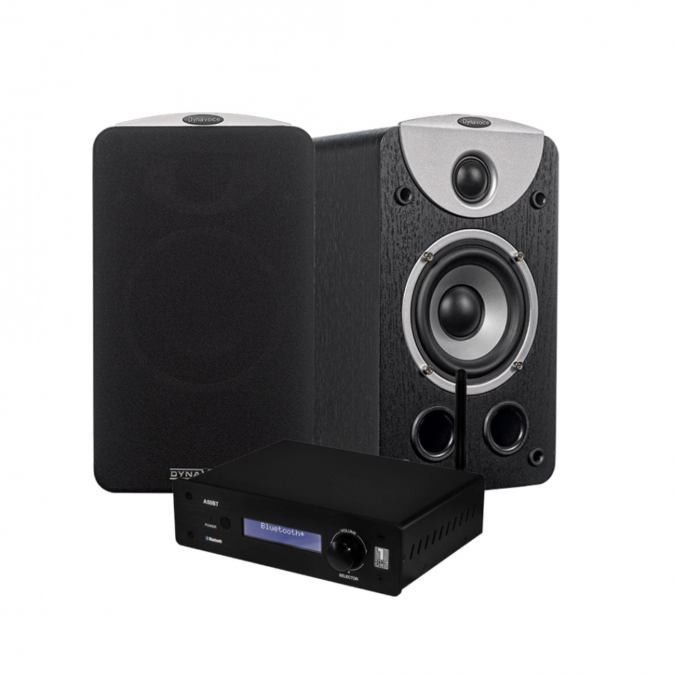 System One A50BT & Dynavoice Magic S-4 vit, stereopaket