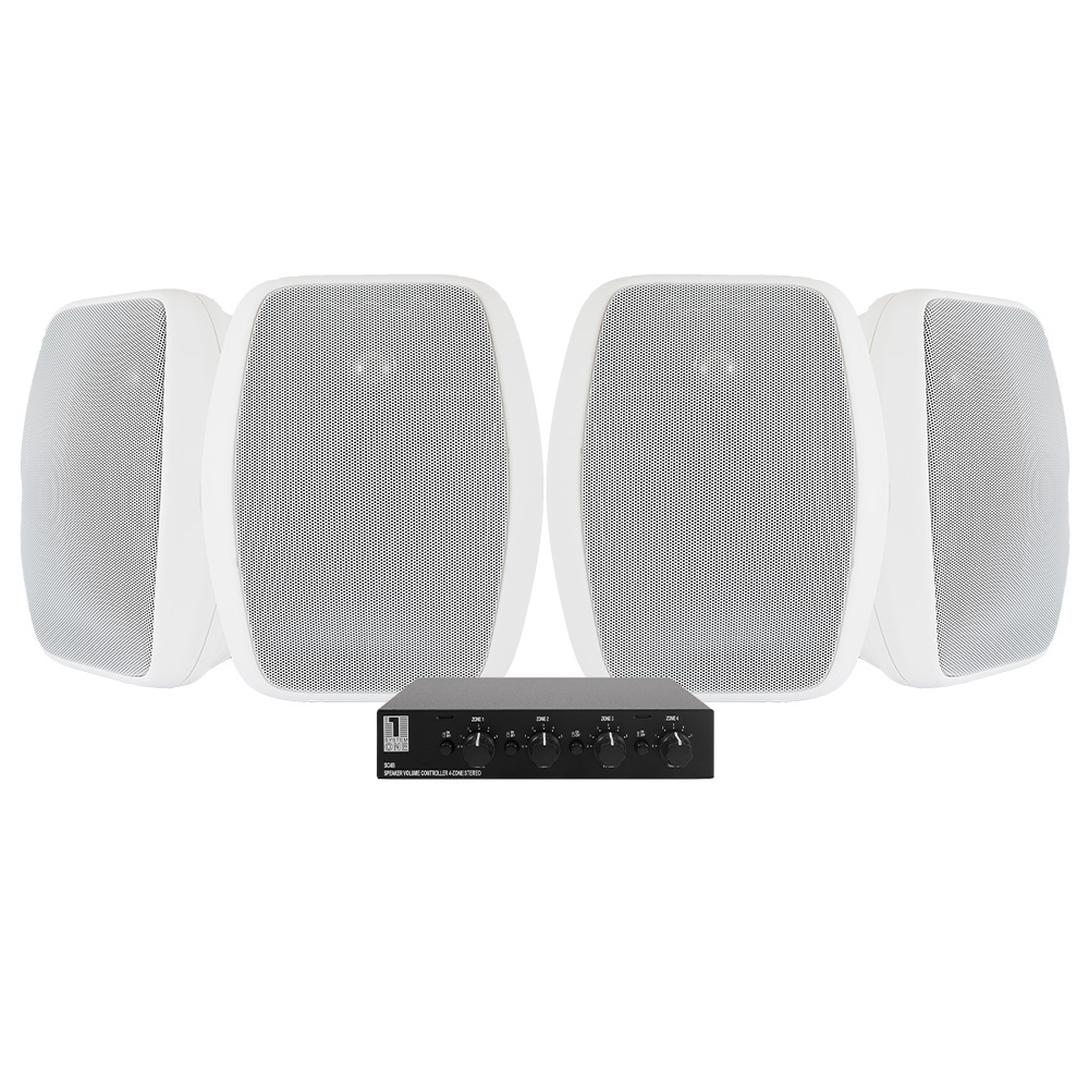 2 par System One OD570 & System One SC4B-högtalarväxel