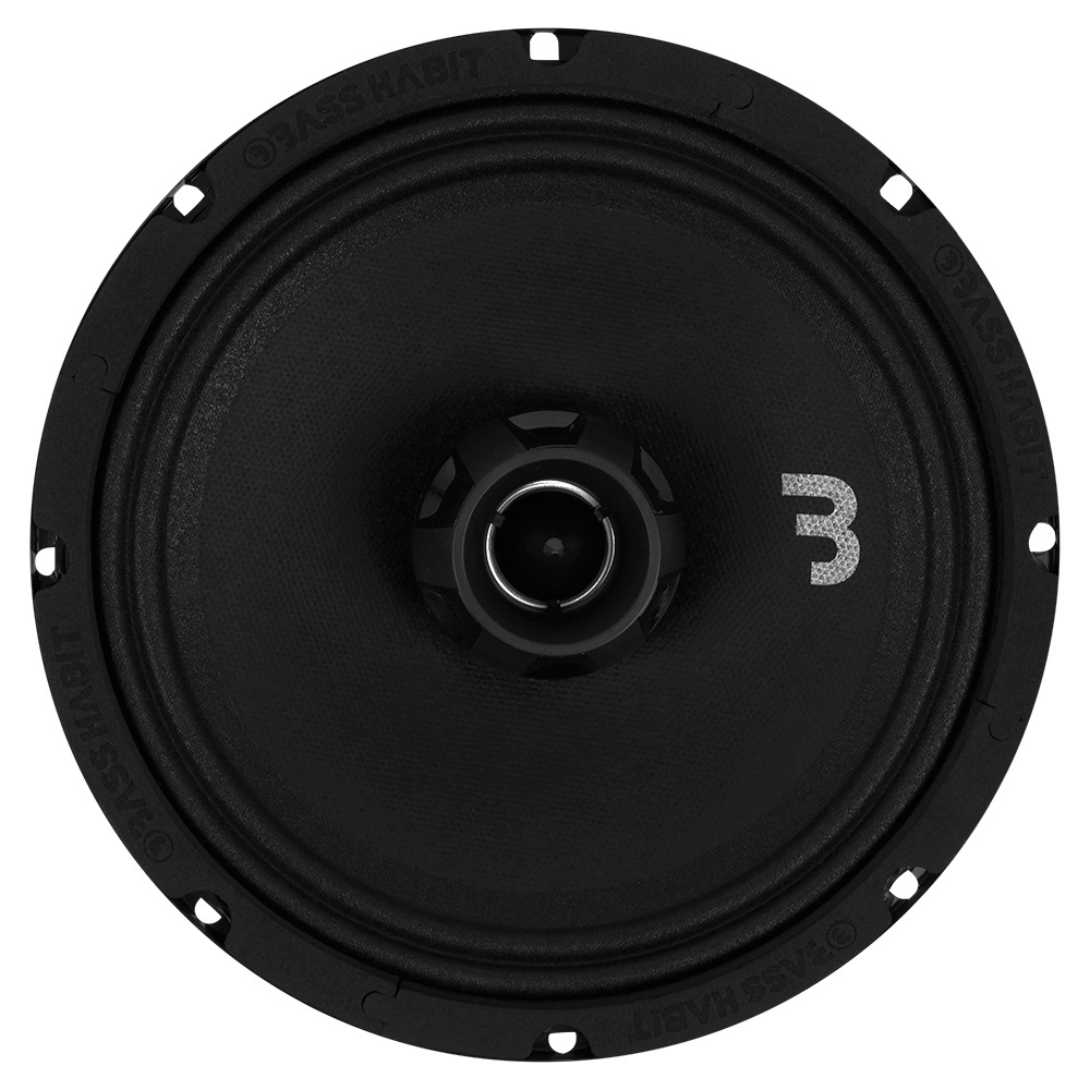 2-pak Bass Habit SPL Elite SE200CX, 8 tommers koaksialhøjttalere