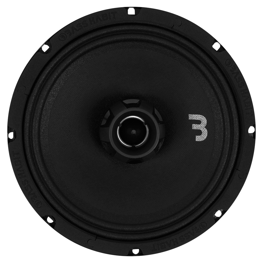 4-pak Bass Habit SPL Elite SE200CX, 8 tommer koaksialhøjttaler