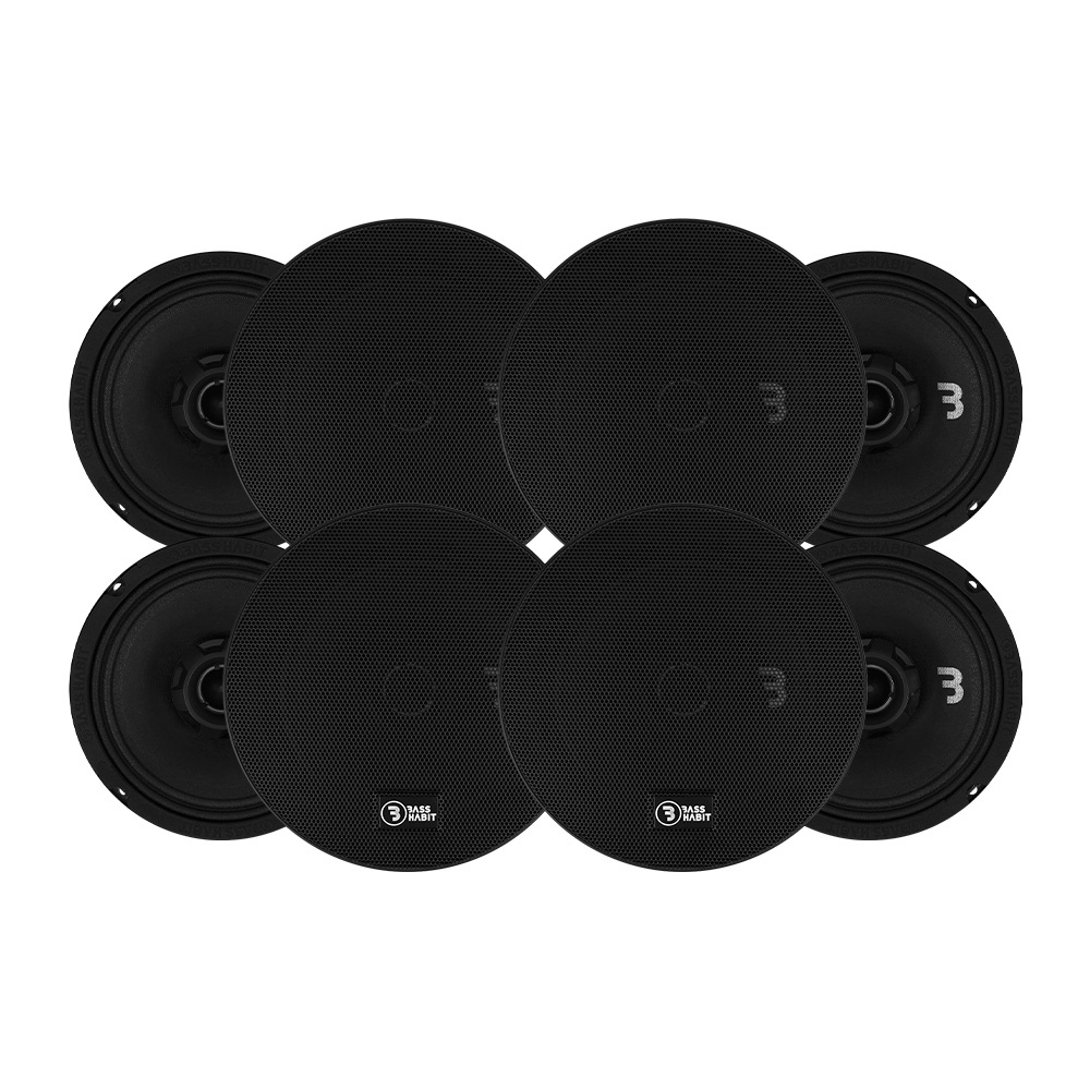 8-pak Bass Habit SPL Elite SE200CX, 8 tommers koaksialhøjttalere