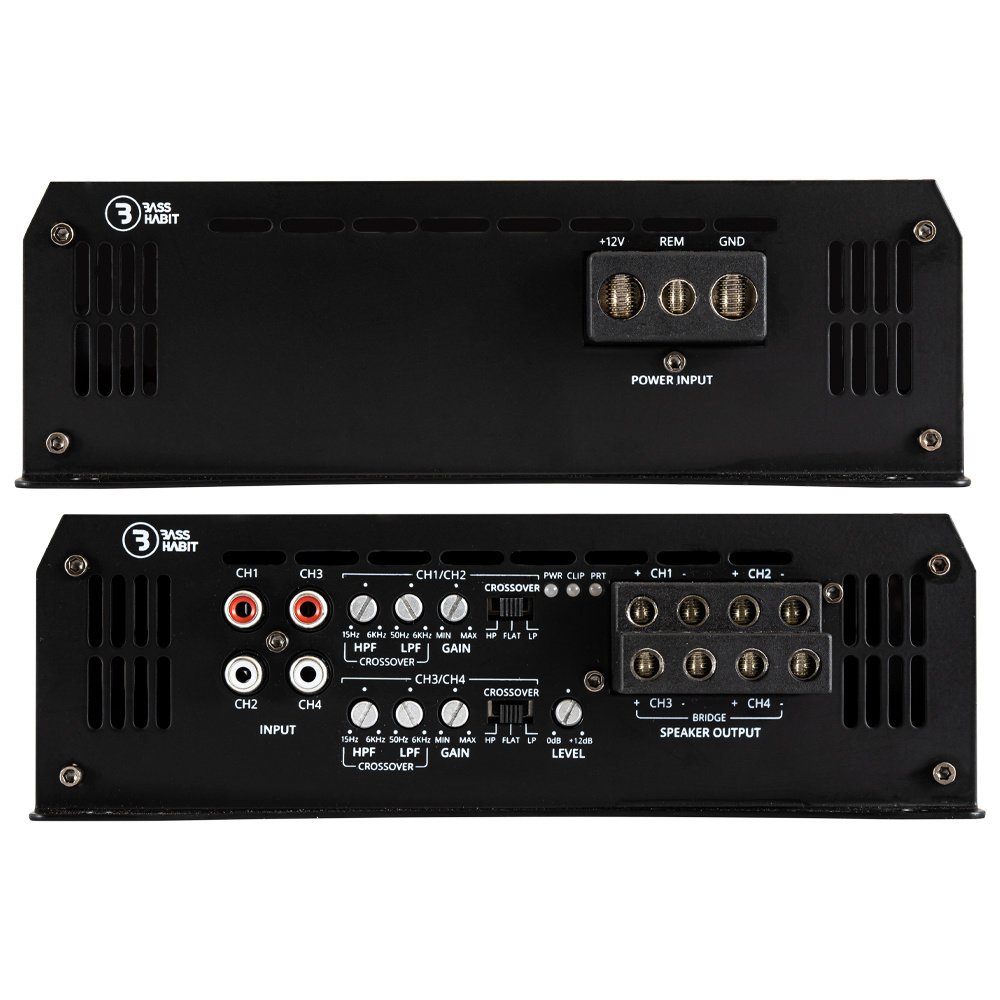 Bass Habit SPL Elite SE2200M & SE245T SPL-pakke med forstærker, medium