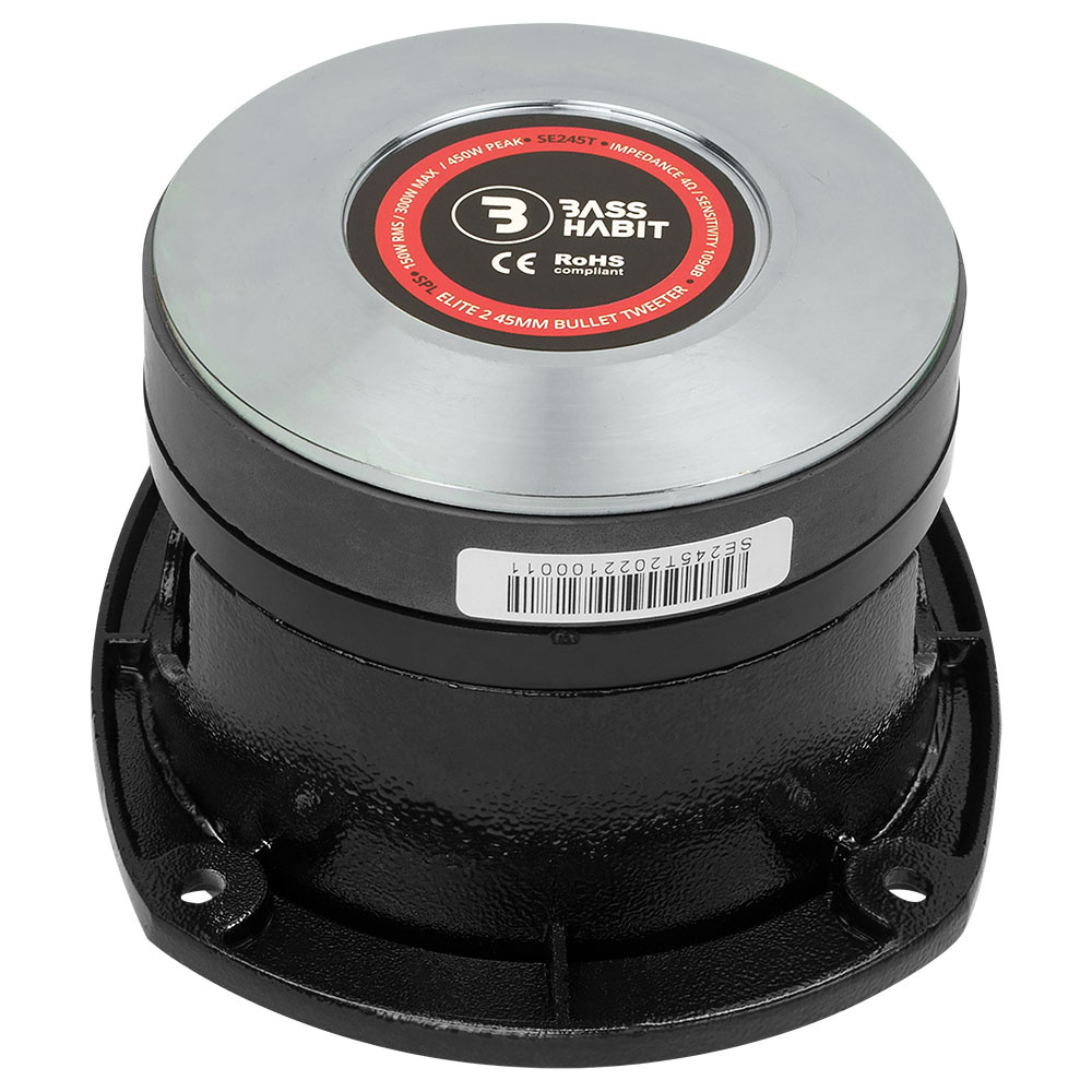 Bass Habit SPL Elite SE2200M & SE245T SPL-pakke med forstærker, medium
