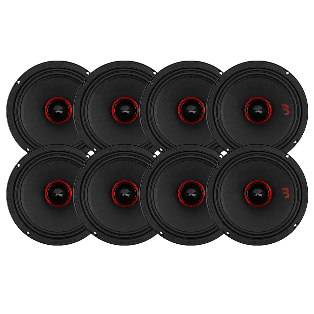 8-pak Bass Habit SPL Elite SE2200M, brutal 8