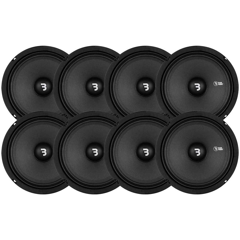 8-pak Bass Habit SP165M 6.5 tommer midbas