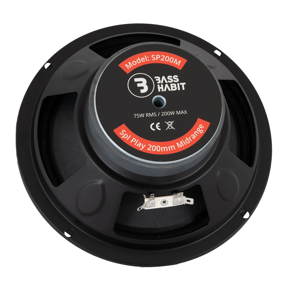 4-pak Bass Habit Play SP200M med SP25A SPL-pakke, medium