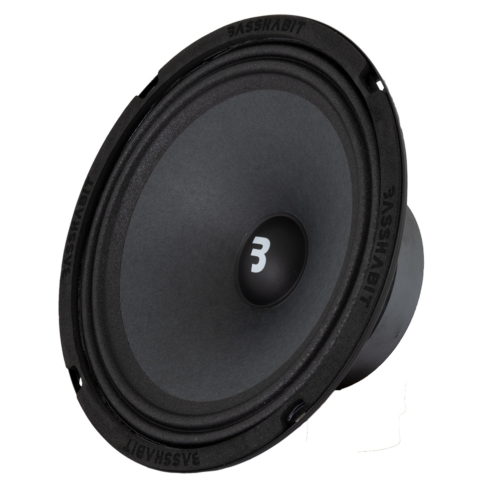 4-pack Bass Habit SP200M med SP25A i raggarplanke