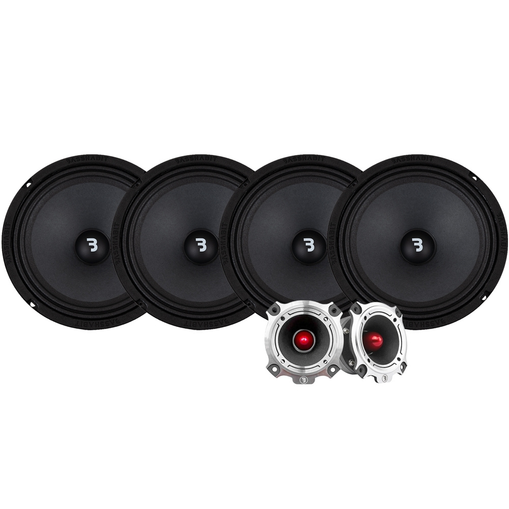 4-pack Bass Habit SP200M med SP25HT, SPL-pakke