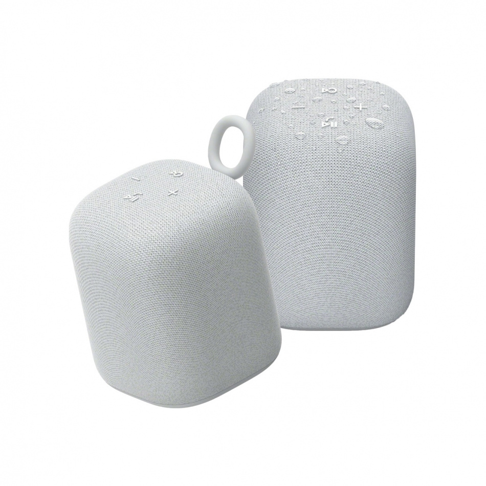 Sony LinkBuds Speaker trådløs bærbar højttaler med Bluetooth, lys grå 2-PACK