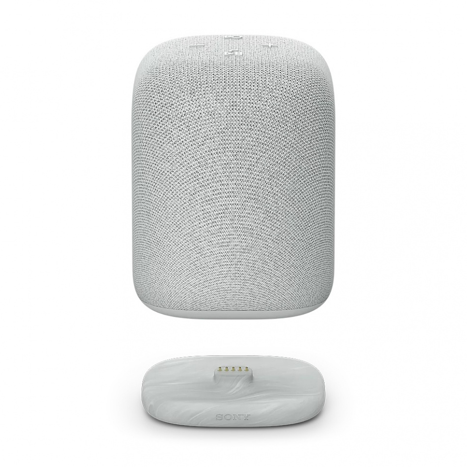 Sony LinkBuds Speaker trådløs bærbar højttaler med Bluetooth, lys grå 2-PACK