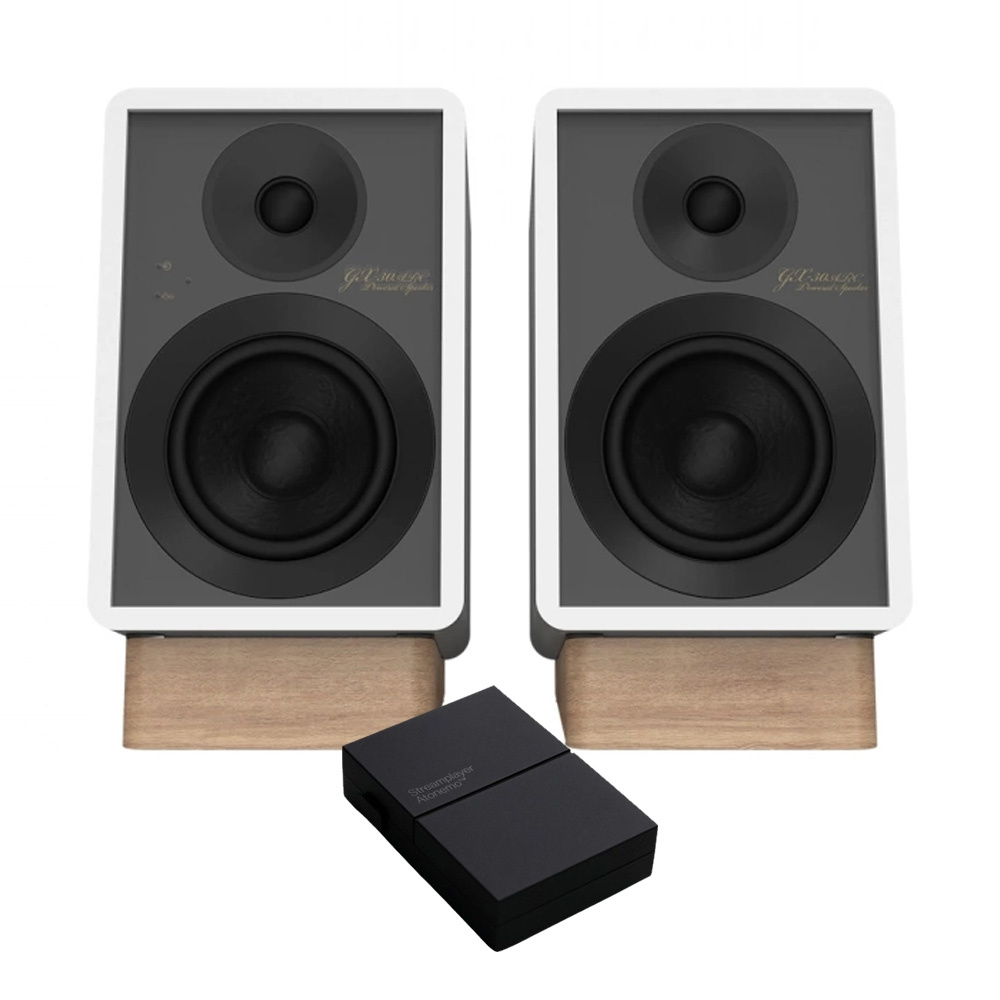 Onkyo GX-30ARC i hvid med Atonemo Streamplayer