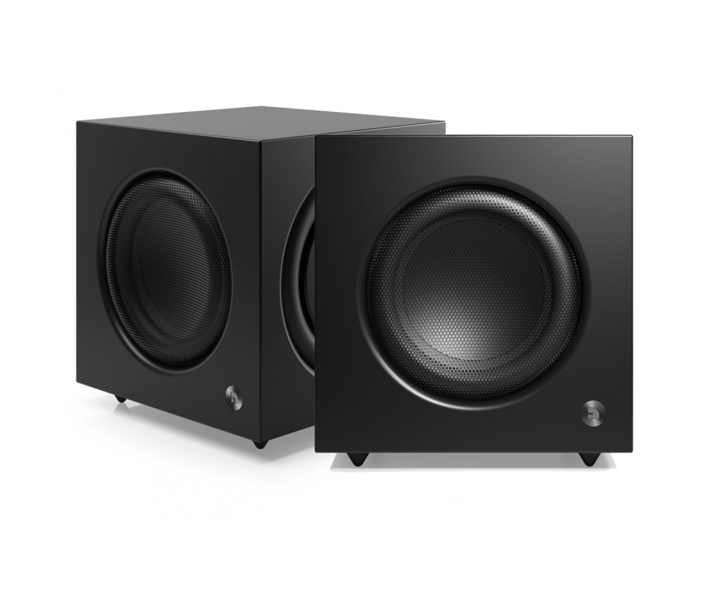 2-pak Audio Pro SW10, aktiv subwoofer sort