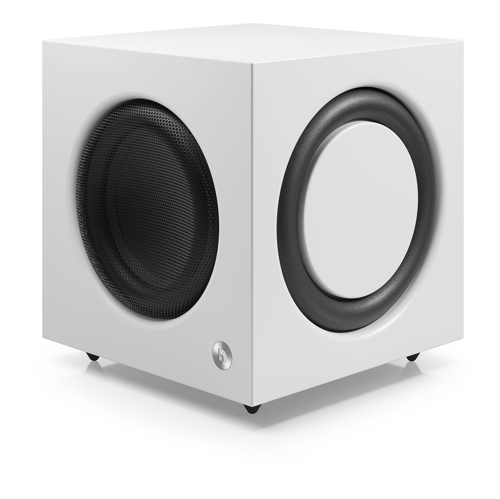 2-pak Audio Pro SW10, aktiv subwoofer hvid